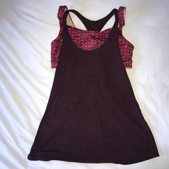 Lululemon workout tank with built in sports bra - Picture 3 of 5